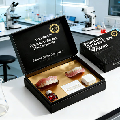 ⚡🏆Ends Today: 70% OFF!🦷DarkFairy™ Custom-Fit Full Functional Dentures Make you more confident